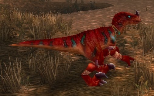 A Bloodfen Raptor in World of Warcraft