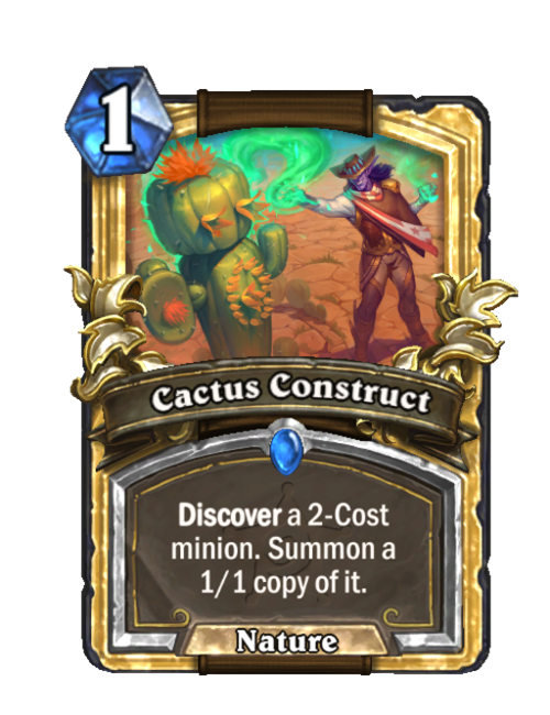 Cactus Construct - New Hearthstone Wiki