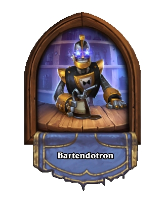 Bartendotron is a bartender that replaces Bartender Bob.