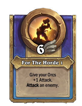 For The Horde 1