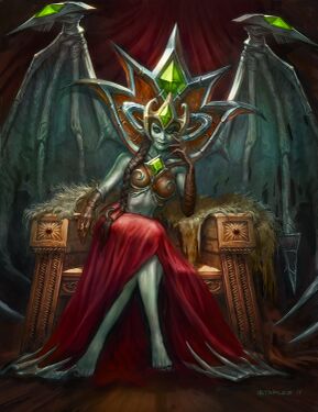 Blood-Queen Lana'thel, full art