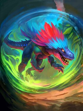 Time-Lost Raptor, full art