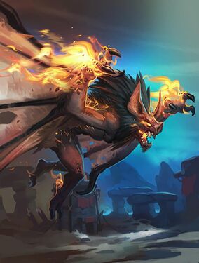 Fiery Bat, full art