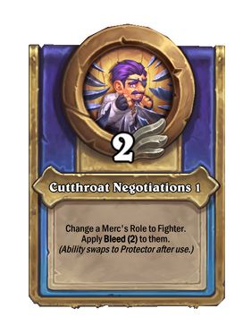 Cutthroat Negotiations 1