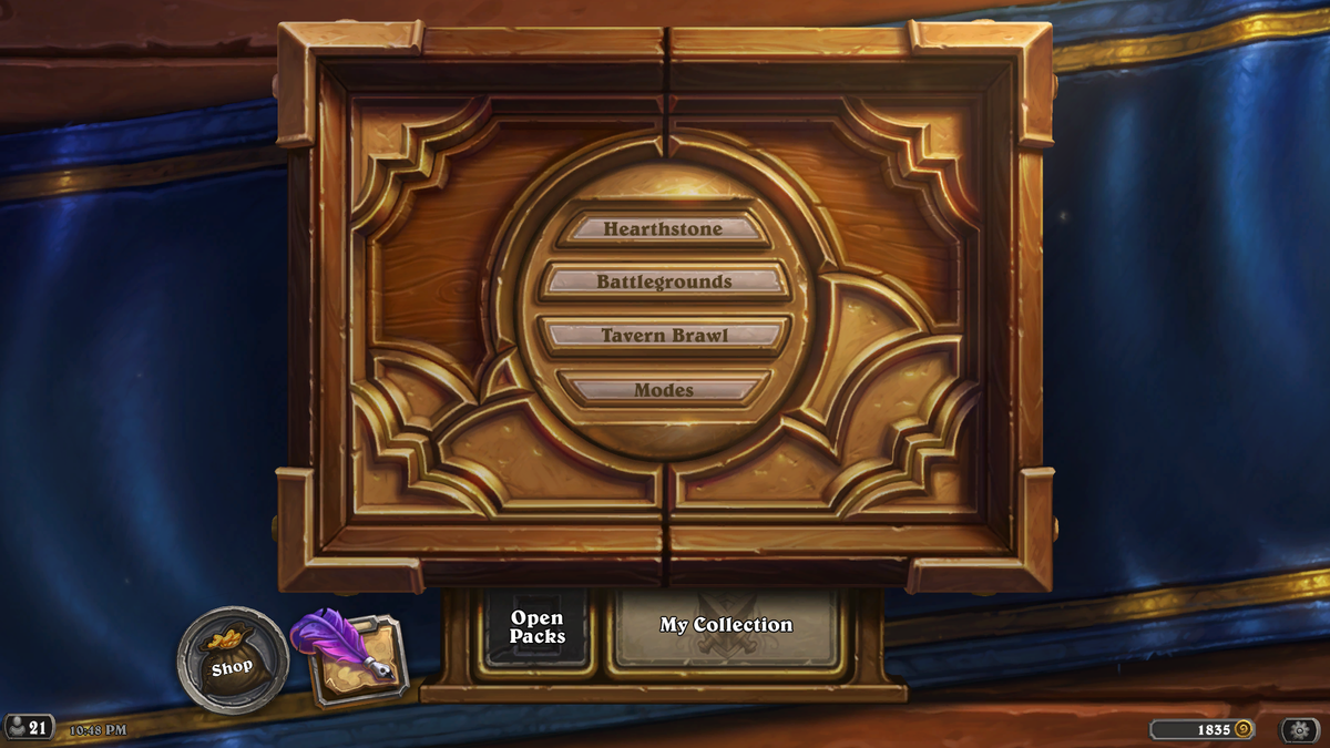 Main menu - New Hearthstone Wiki