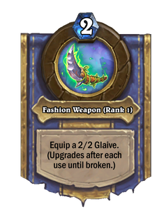 Fashion Weapon (Rank 1)