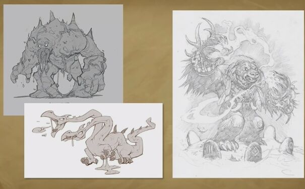 Some of the most powerful monsters, including a being similar to Grumble, Worldshaker as well as the Furbolg Mossbinder.