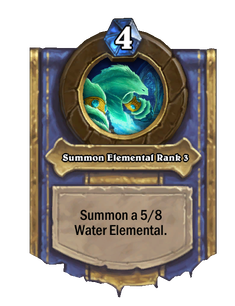 Summon Elemental Rank 3