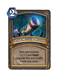 Old Militia Horn