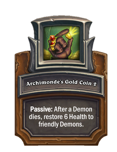 Archimonde's Gold Coin 2