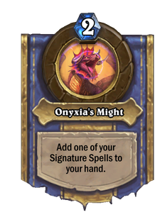 Onyxia's Might