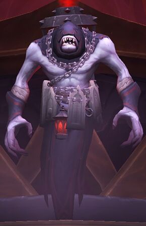 High Torturer Darithos, a named Revendreth jailer in World of Warcraft