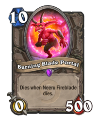 Burning Blade Portal