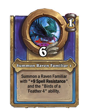 Summon Raven Familiar 4