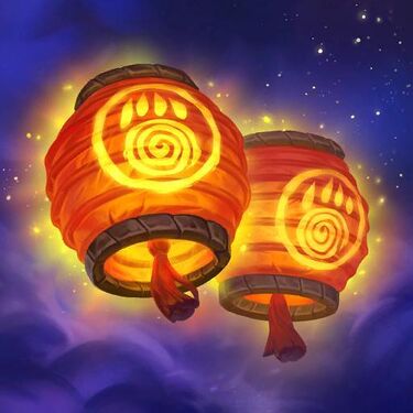 Twin Sky Lanterns, full art