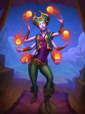 Fearless Flamejuggler, full art