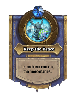 Keep the Peace