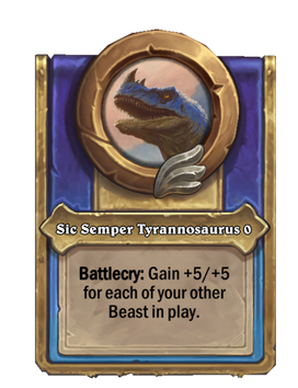Sic Semper Tyrannosaurus {0}