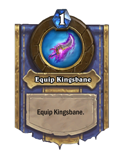 Equip Kingsbane