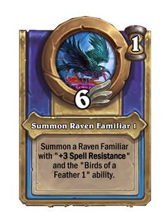 Summon Raven Familiar 1