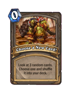 Choose a New Card!