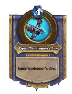 Equip Windrunner's Bow