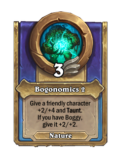 Bogonomics 2