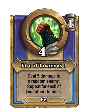 Fist of Jaraxxus 1