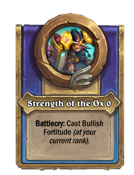 Strength of the Ox {0}