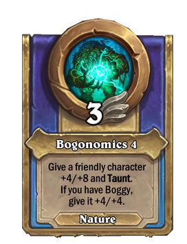 Bogonomics 4