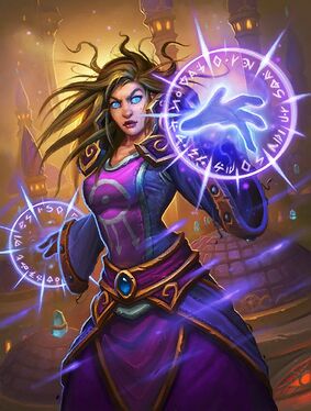 Violet Illusionist, full art