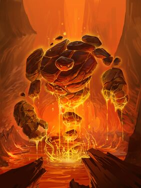 Volcano Spewer (made for Journey to Un'Goro, used for Fire Sworn)