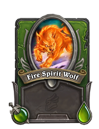Fire Spirit Wolf