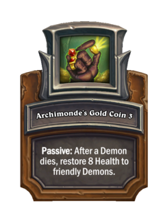 Archimonde's Gold Coin 3