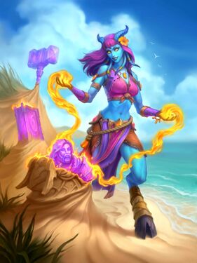 Raylla, Sand Sculptor, full art