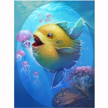 Shimmering Sunfish 1, full art