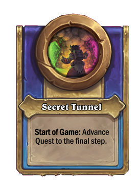 Secret Tunnel {0}
