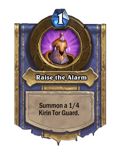 Raise the Alarm