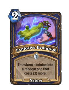 Explosive Evolution