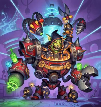 Dr. Boom with his new mecha-armor.