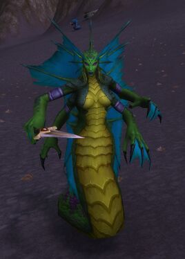 A Spitelash Siren in World of Warcraft