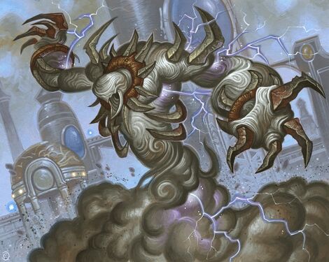 Wretched Elemental, full art