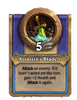 Assassin's Blade 1