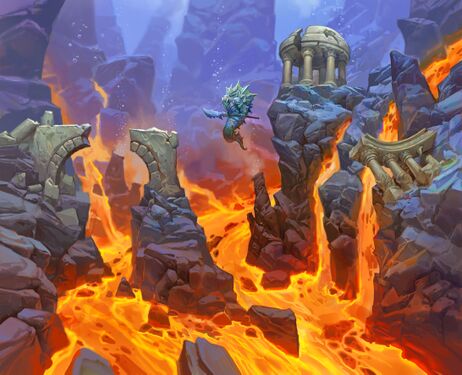 The Fires of Zin-Azshari, full art