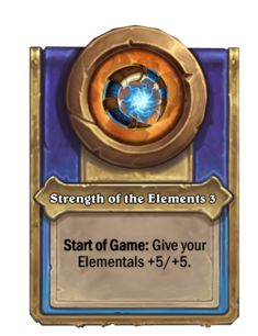 Strength of the Elements 3