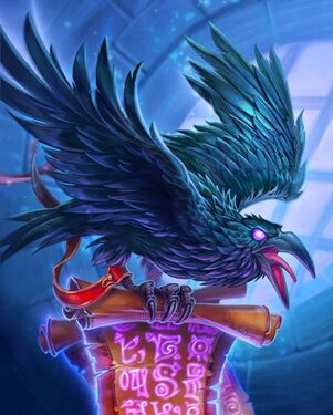 Summon Raven Familiar 3, full art