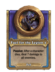 Fuel for the Legion 4