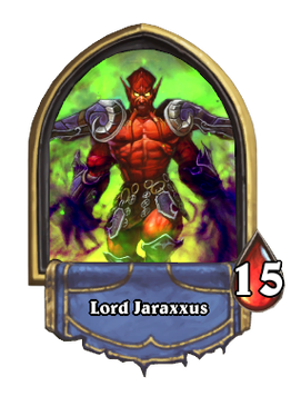 Lord Jaraxxus golden hero portrait