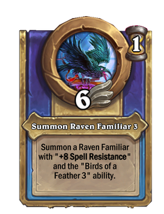 Summon Raven Familiar 3