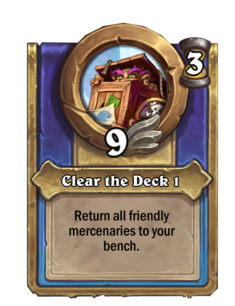 Clear the Deck {0}